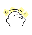 日常のシロイルカさんだよ。（個別スタンプ：40）