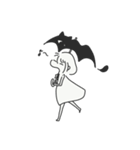 心が辛い時の女の子とナニカ（個別スタンプ：40）