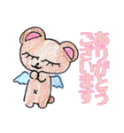色鉛筆による和柄スタンプ（個別スタンプ：3）