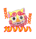 色鉛筆による和柄スタンプ（個別スタンプ：35）