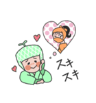 半熟！メロンにんじゃ（個別スタンプ：4）