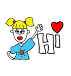 日常会話で使える簡単な英語スタンプ（個別スタンプ：1）