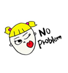 日常会話で使える簡単な英語スタンプ（個別スタンプ：21）
