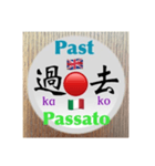 二字熟語の英語とイタリア語（個別スタンプ：20）