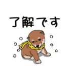 冬バージョン☆可愛い犬のスタンプ（個別スタンプ：10）