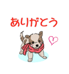 冬バージョン☆可愛い犬のスタンプ（個別スタンプ：17）