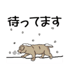 冬バージョン☆可愛い犬のスタンプ（個別スタンプ：24）