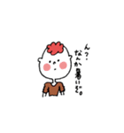 冬のすなおくんとねこ。（個別スタンプ：28）