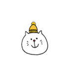 冬のすなおくんとねこ。（個別スタンプ：40）