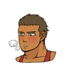 冬のタンクトップ男子（個別スタンプ：3）