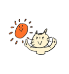 くろネコさんとキジトラさん⑥お天気編（個別スタンプ：1）