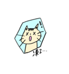 くろネコさんとキジトラさん⑥お天気編（個別スタンプ：15）