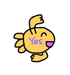 金魚ちゃん（Go Go Gold Fishシリーズ）（個別スタンプ：17）