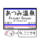 羽越本線 今この駅だよ！タレミー（個別スタンプ：25）