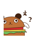 バーガーくま（個別スタンプ：1）