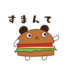 バーガーくま（個別スタンプ：31）