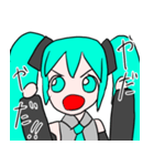 初音ミク リアクション（個別スタンプ：9）