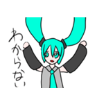 初音ミク リアクション（個別スタンプ：12）