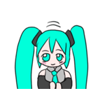 初音ミク リアクション（個別スタンプ：14）