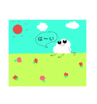 毎日使える言葉 
きもかわいい雲達②（個別スタンプ：3）