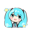 初音ミクのスタンプ【さきver】（個別スタンプ：1）