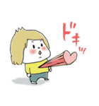 つぶら女子（個別スタンプ：5）