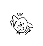 モノトーンわんこ♡（個別スタンプ：17）