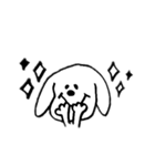 モノトーンわんこ♡（個別スタンプ：23）