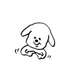 モノトーンわんこ♡（個別スタンプ：24）