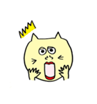 ねこたち(きいろ)（個別スタンプ：6）