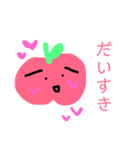ゆるゆるりんごちゃんのひとこと日常挨拶。（個別スタンプ：10）