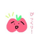 ゆるゆるりんごちゃんのひとこと日常挨拶。（個別スタンプ：14）