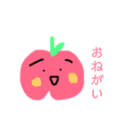 ゆるゆるりんごちゃんのひとこと日常挨拶。（個別スタンプ：27）