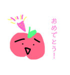 ゆるゆるりんごちゃんのひとこと日常挨拶。（個別スタンプ：30）