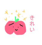 ゆるゆるりんごちゃんのひとこと日常挨拶。（個別スタンプ：34）