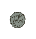 お金どうぞ（硬貨）（個別スタンプ：2）