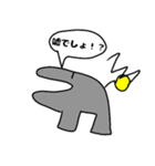 甘噛みカバ君とかわいい仲間達（個別スタンプ：36）