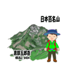 日本百名山 登山男子 北アルプス0122e（個別スタンプ：13）