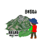 日本百名山 登山男子 北アルプス0122e（個別スタンプ：14）
