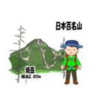 日本百名山 登山男子 北アルプス0122e（個別スタンプ：27）