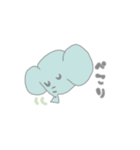 やさしい色のぞうスタンプ（個別スタンプ：2）