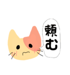 可愛すぎない気まぐれねこ 使いやすい（個別スタンプ：24）