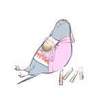 穏和な鳩++（個別スタンプ：38）
