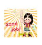 鬼の子みっちぃ はじめの第一歩（個別スタンプ：24）