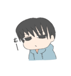 パーカーくんと犬（個別スタンプ：6）