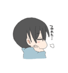 パーカーくんと犬（個別スタンプ：7）