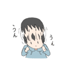 パーカーくんと犬（個別スタンプ：17）