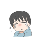 パーカーくんと犬（個別スタンプ：18）