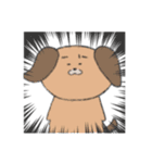 パーカーくんと犬（個別スタンプ：24）