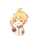 鏡音リンと鏡音レンスタンプ（個別スタンプ：4）